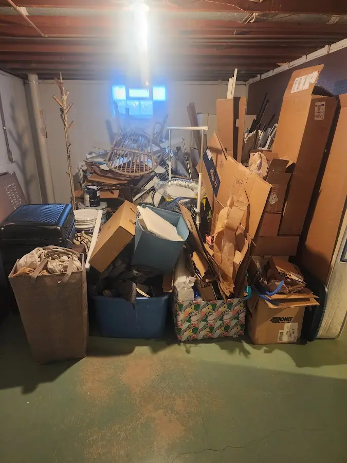 Roll-off dumpster container at job site for Concrete Dumpster Rental in La Vergne